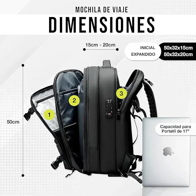 Easybag – Mochila Viaje con sistema de Vacio I [Descuento 30%]