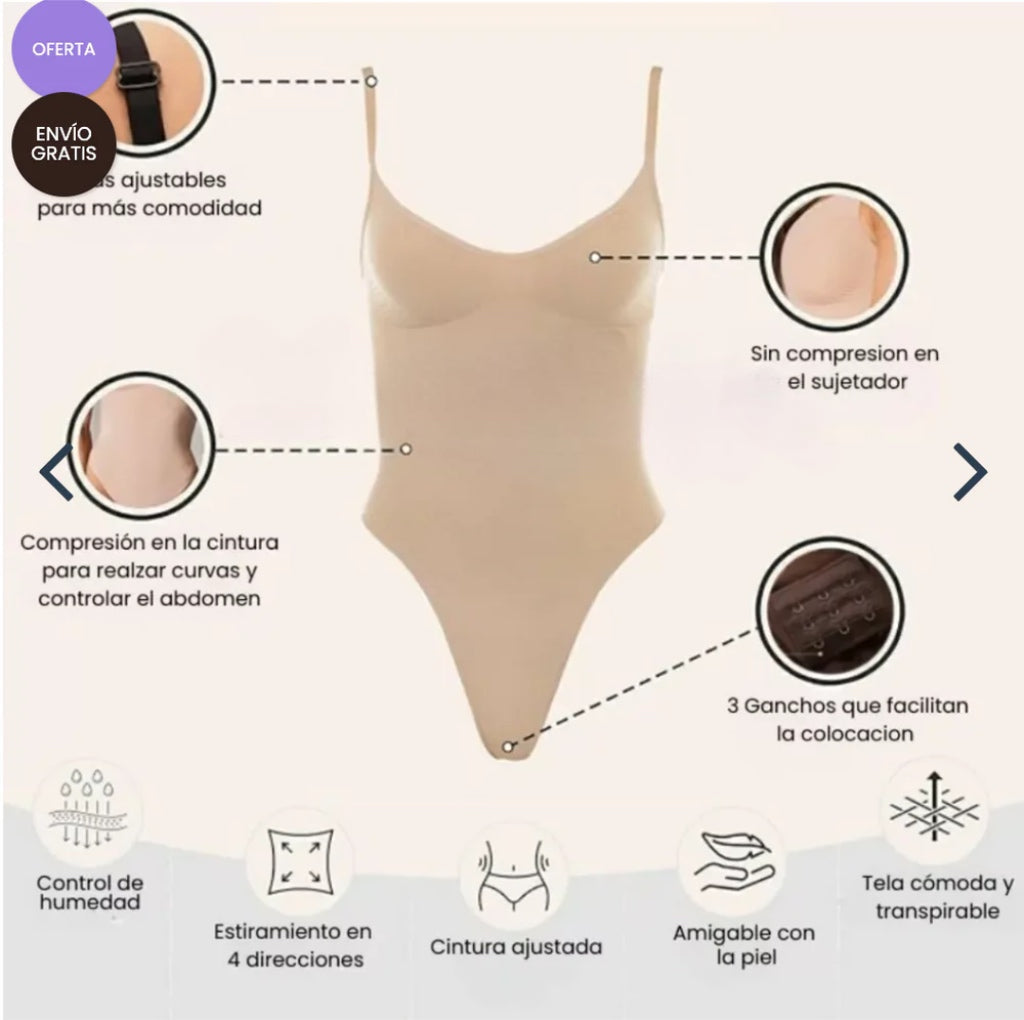 3 X 1 BODY MODELADOR + BOOB TAPE DE REGALO - IMPORIUM
