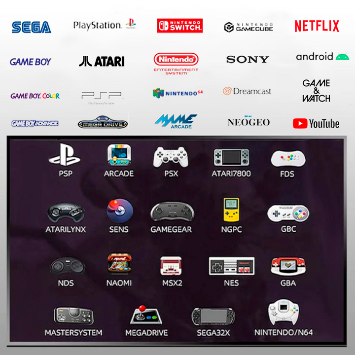 Videojuego G11 PRO® + 45,000 juegos - 128G